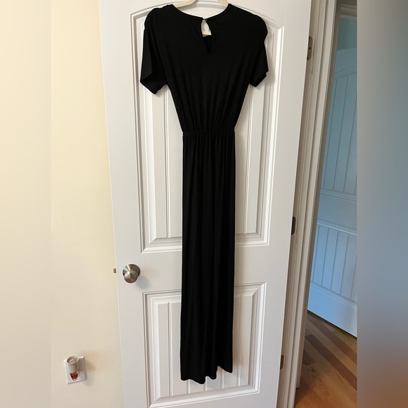 BB Dakota black jumpsuit with tie around the waist - Picture 2 of 3